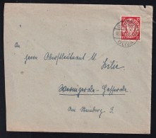 Wappen 15 Pfg. Auf Brief Ab Danzig-Oliva 17.8.27 Nach Wernigerode-Hasserrode - Otros & Sin Clasificación