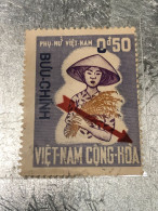SOUTH VIETNAM Stamps(1969-LE FEMME-0d50) Piled ERROR(printing)-vyre Rare - Vietnam