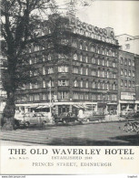 AS / Ancien Feuillet PUBLICITAIRE Carte De Visite CDV PUB The OLD WAVERLEY HOTEL EDINBURGH - Cartoncini Da Visita