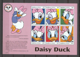 Disney Maldives 1999 Daisy Duck MS MNH - Disney