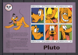 Disney Maldives 1999 Pluto MS MNH - Disney