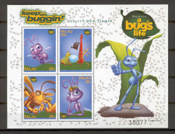 Disney Palau 1998 A Bug's Life Sheetlet #1 MNH - Disney