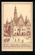 Künstler-AK Breslau, Das Rathaus, Karte Des Deutschen Ostbund Berlin  - Schlesien