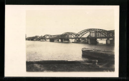 AK Riga, Wasserpartie Mit Bogenbrücke  - Lettonia