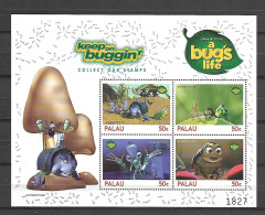 Disney Palau 1998 A Bug's Life Sheetlet #4 MNH - Disney