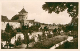 73622338 Noerdlingen Stadtmauerpartie Mit Feilturm Noerdlingen - Noerdlingen