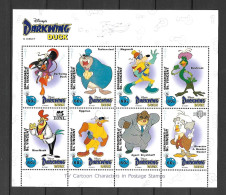 Disney St Vincent Gr 1992 Darkwing Duck Sheetlet MNH - Disney