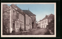 CPA Herment, Vue De La Rue Avec Hotel  - Other & Unclassified