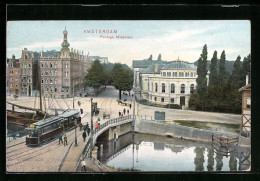 AK Amsterdam, Plantage Middelaan, Strassenbahn  - Strassenbahnen
