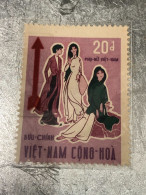 SOUTH VIETNAM Stamps(1969-LA FEMME PHU NU-20d) Piled ERROR(printing)-1 STAMPS Vyre Rare - Vietnam