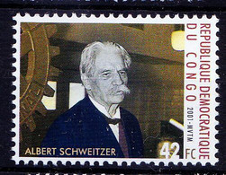 Congo 2001 MNH, Millennium, Schweitzer, Nobel Peace, Medical Missionary - Albert Schweitzer