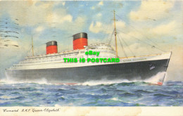 R594225 Cunard R. M. S. Queen Elizabeth. 1952 - Wereld