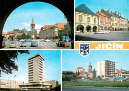 73620716 Jicin Gottwaldovo Namesti Se Zamkem A Valdickou Branou Historicke Domy  - Czech Republic