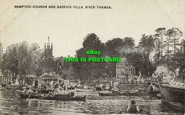 R594281 River Thames. Hampton Church And Garrick Villa. Auto Photo Series - Wereld