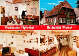 73619908 Wremen Historisches Toepferhaus Teilansichten Wremen - Sonstige & Ohne Zuordnung