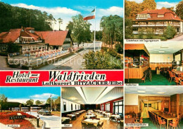 73619901 Hitzacker Elbe Hotel Restaurant Waldfrieden Gaestehaus Kellerbar Kurhau - Hitzacker