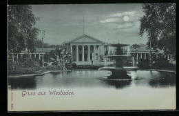 AK Wiesbaden, Blick Auf Kurhotel  - Wiesbaden