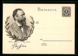 AK Portrait Heinrich Von Stephan, Ganzsache  - Cartoline