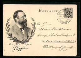 AK Portrait Heinrich Von Stephan, Ganzsache  - Cartes Postales