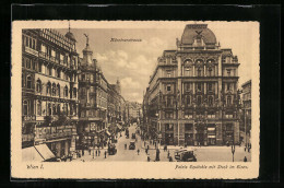 AK Wien, Kärntnerstrasse Aus Der Vogelschau, Mit Palais Equitable  - Autres & Non Classés