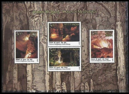 India 2017 MNH SS, Caves Of Meghalaya, Longest Caves In The World - Archeologia