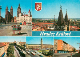 73619599 Hradec Kralove Kralovehradecko Stadtansichten Platz Kirche  - Tchéquie