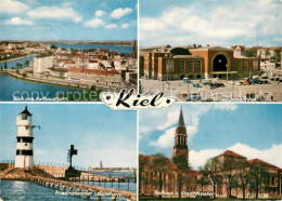 73618440 Kiel Panorama Blick Vom Rathausturm Hauptbahnhof Rathaus Stadttheater F - Kiel