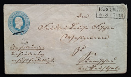 Preussen, Umschlag PRACHWITZ, 2 Sgr. - Postal  Stationery