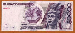 1987 // MEXIQUE // EL BANCO DE MEXICO // CINCUENTA MIL PESOS // SUP / XF - México