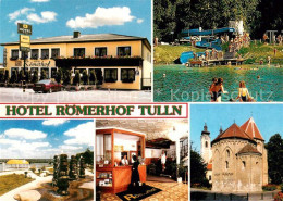 73618153 Tulln Donau Hotel Roemerhof Badestrand Rezeption Kirche Tulln Donau - Sonstige & Ohne Zuordnung