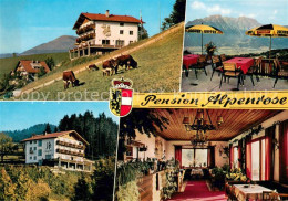 73618149 Sankt Koloman Gasthof Pension Alpenrose Terrasse Gastraum Sankt Koloman - Sonstige & Ohne Zuordnung