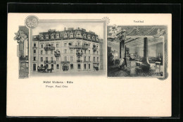 AK Basel /Bâle, Hotel Victoria, Vestibul  - Basilea
