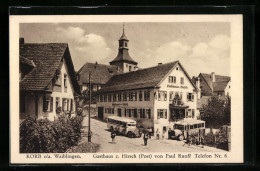 AK Korb O. A. Waiblingen, Gasthaus Zum Hirsch Post Von Paul Ruoff  - Waiblingen