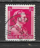 528  Leopold III Col Ouvert - Bonne Valeur - Oblit. Centrale WATOU - LOOK!!!! - 1936-1957 Col Ouvert