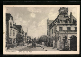 AK Waiblingen, Strassenpartie Mit Post  - Waiblingen