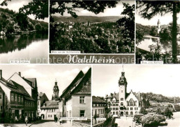 73617900 Waldheim Sachsen An Der Zschopau Blick Von Der Schillerhoehe Rathausbli - Autres & Non Classés