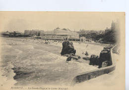 64122 01 36#0+16 - BIARRITZ - LA GRANDE PLAGE ET LE CASINO MUNICIPAL - Biarritz