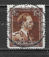 645  Leopold III Col Ouvert - Bonne Valeur - Oblit. Centrale VILLERS-LE-BOUILLET - LOOK!!!! - 1936-1957 Open Collar