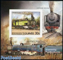 Guinea, Republic 1984 Locomotive S/s Imperforated, Mint NH, Transport - Railways - Treinen