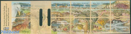 New Zealand 1996 Coastal Waters 10v In Booklet S-a, Mint NH, Nature - Birds - Fish - Shells & Crustaceans - Stamp Book.. - Neufs