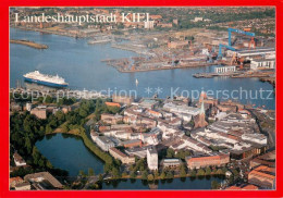 73617150 Kiel Fliegeraufnahme Hafen Kiel - Kiel