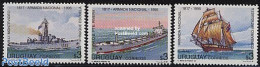 Uruguay 1995 Navy 3v, Mint NH, Transport - Ships And Boats - Schiffe