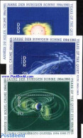 Germany, DDR 1964 Quiet Sun Year 3 S/s, Mint NH, Science - Transport - Astronomy - Space Exploration - Nuevos