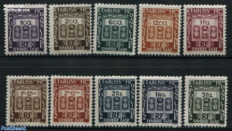 French India 1948 Postage Due 10v, Mint NH, Various - Textiles - Altri & Non Classificati