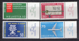 T3482 - SUISSE SWITZERLAND Yv N°639/42 ** - Unused Stamps