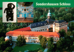 73617028 Sondershausen Thueringen Schloss Fliegeraufnahme  Sondershausen Thuerin - Sondershausen