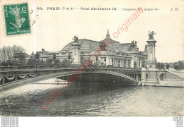 PARIS .  Pont Alexandre III . - Other & Unclassified