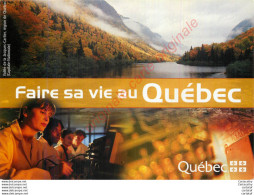 Carte Pub.  FAIRE SA VIE AU QUEBEC . - Advertising