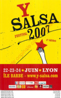 Y SALSA FESTIVAL 2007 .  LYON . ILE BARBE . - Advertising