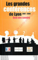 Carte Publicitaire . LES GRANDES CONFERENCES DE LYON . Quai Des Savoirs . - Advertising